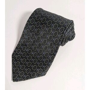 Robert Talbott Jacobson's Geometric‎ Silk Men's Tie Hand Sewn Made In USA 4"X59"